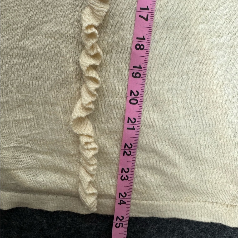Field & Flower Cream Ruffled Long Sleeve Top - Picture 6 of 6